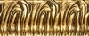 Or poli motif transversal patin� terre 96X43 mm